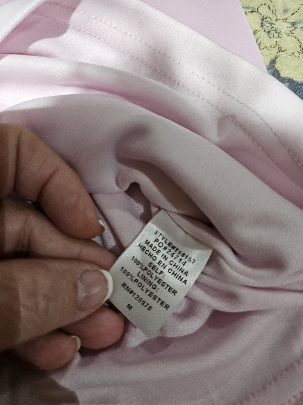 entro Pink Pleated Yoke Short Sleeve Blouse - Picture 6 of 9